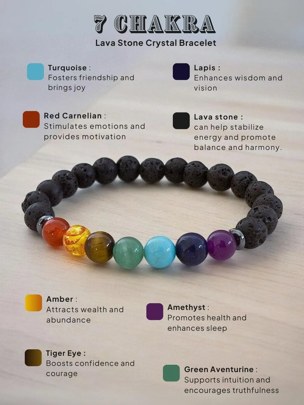 7 Chakra Bracelet